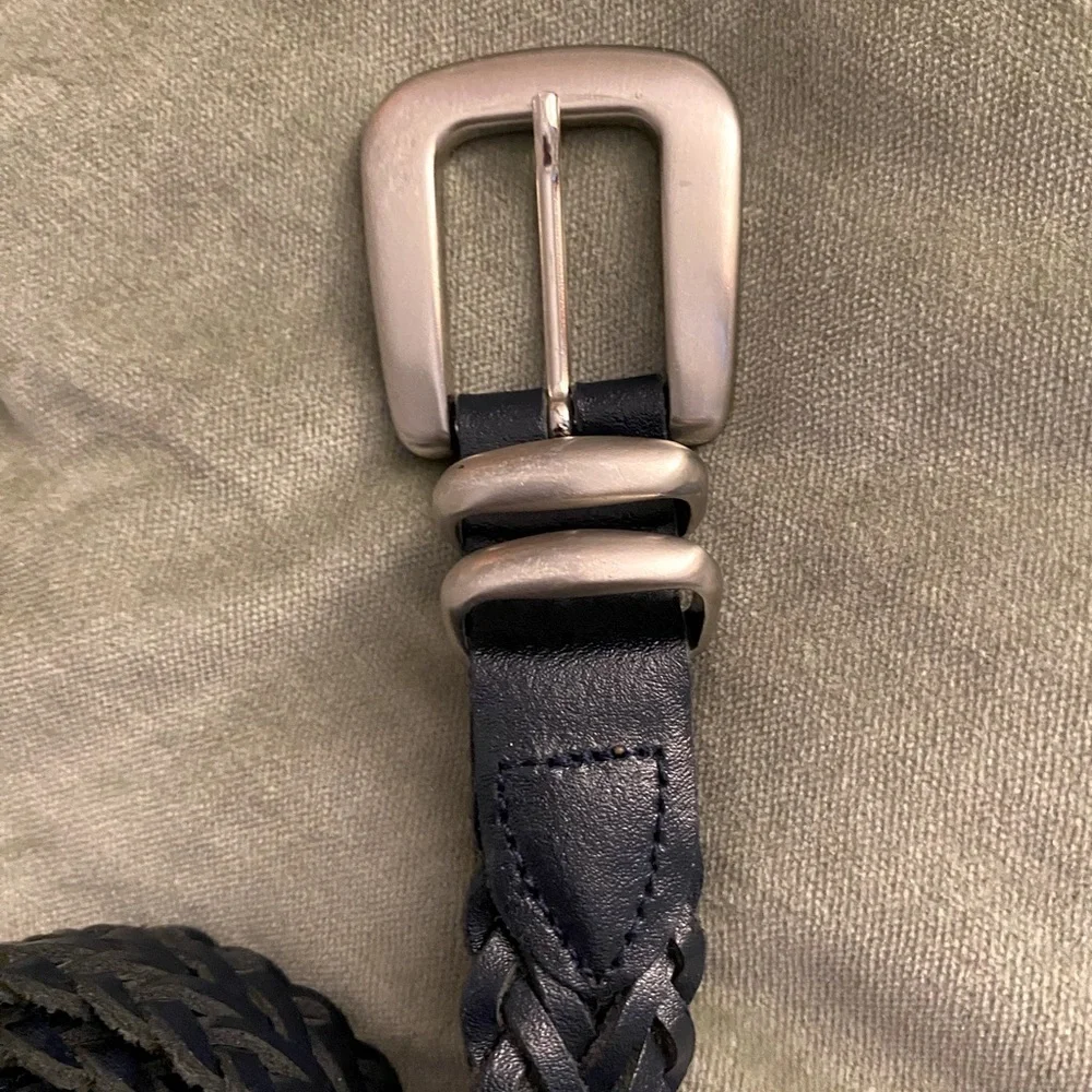 Capezio Belt BOHO Braided Woven Genuine Leather Sz S/M.  E-26